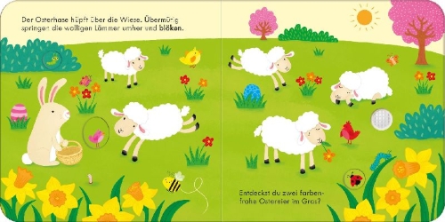 Buchcover und Innenansicht für das Buch: Hörst du das? In der Osterzeit