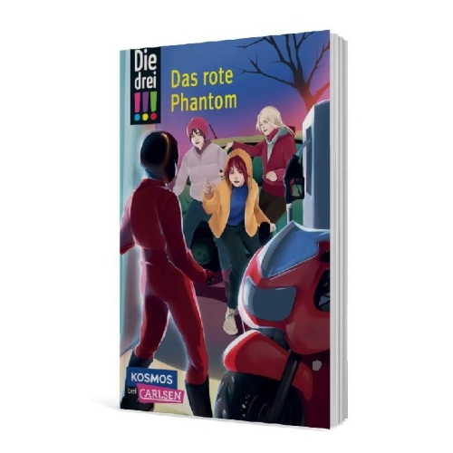 Buchcover und Innenansicht für das Buch: Die drei !!! 52: Das rote Phantom