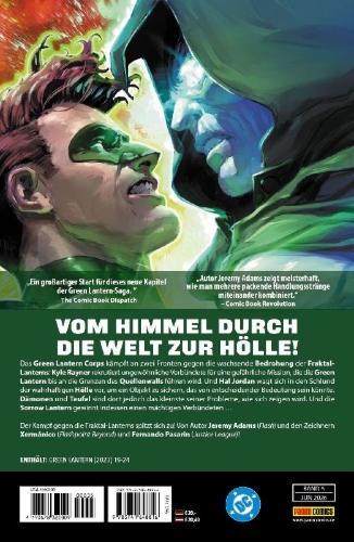 Buchcover und Innenansicht für das Buch: Green Lantern #19-#24
