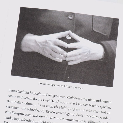 Buchcover und Innenansicht für das Buch: Hände