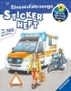 Buchcover und Innenansicht für das Buch: Wieso? Weshalb? Warum? Stickerheft: Einsatzfahrzeuge