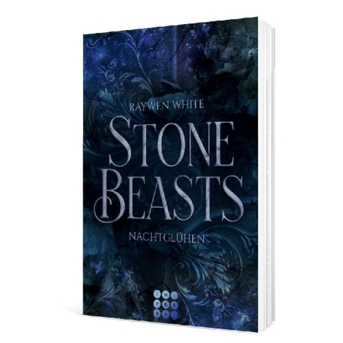 Buchcover und Innenansicht für das Buch: Stone Beasts 2: Nachtglühen