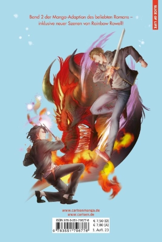 Buchcover und Innenansicht für das Buch: Fangirl: The Manga