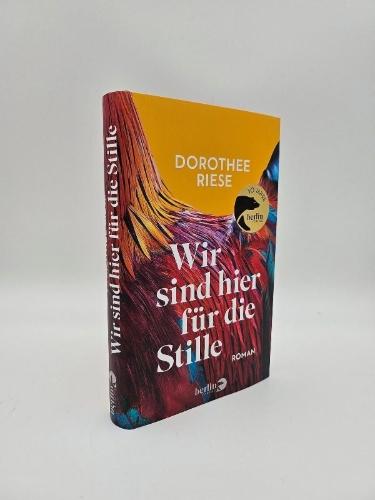 Buchcover und Innenansicht für das Buch: Wir sind hier für die Stille