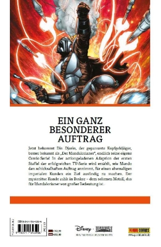 Buchcover und Innenansicht für das Buch: Star Wars: The Mandalorian 1-4