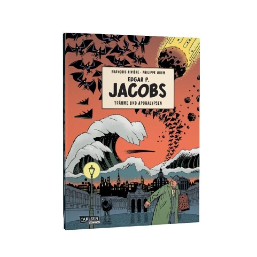 Buchcover und Innenansicht für das Buch: Jacobs: Le Rêveur d'apocalypses
