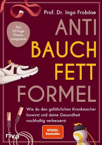 Buchcover und Innenansicht für das Buch: Anti-Bauchfett-Formel
