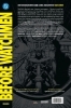 Buchcover und Innenansicht für das Buch: [Before Watchmen]; Rorschach 1-4; []: Nite Owl 1-4; []: Dollar Bill 1; []: Minutemen 1-5 (II); []: Silk Spectre 1-4 (II); []: Comedian 1-4 (II); []: Ozymandias 1-4 (II); []: Dr. Mannhatten 1-3 (III); []: Moloch 1-2 (II)