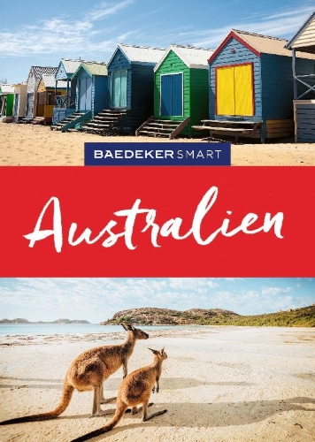 Buchcover und Innenansicht für das Buch: Baedeker SMART Reiseführer Australien