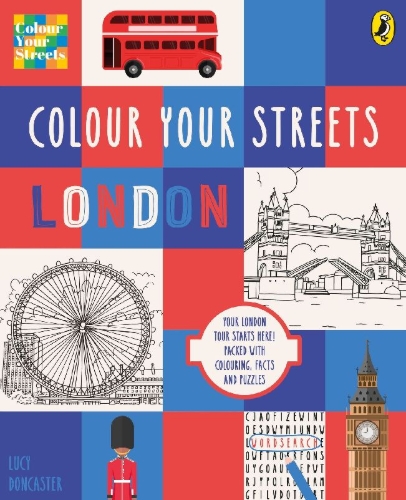 Buchcover und Innenansicht für das Buch: Colour Your Streets: London