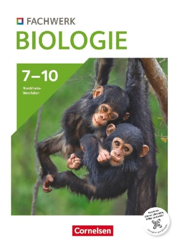 Buchcover und Innenansicht für das Buch: Fachwerk Biologie - Gesamtband - Nordrhein-Westfalen 2023 - Schulbuch