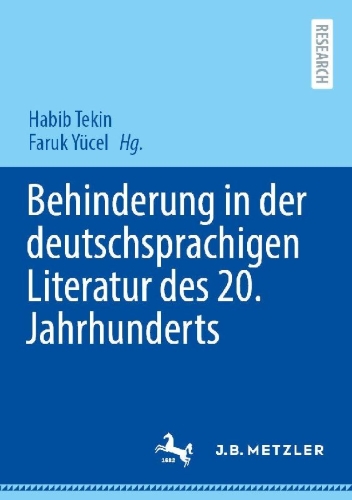 Buchcover und Innenansicht für das Buch: Behinderung in der deutschsprachigen Literatur des 20. Jahrhunderts