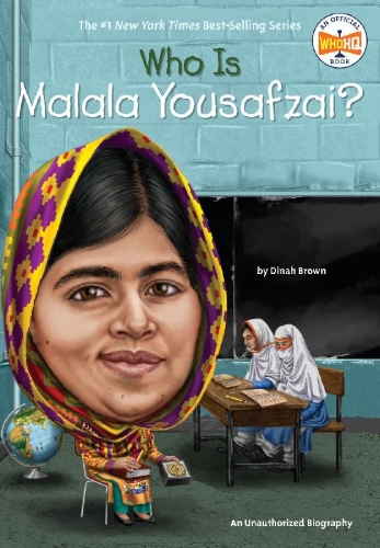 Buchcover und Innenansicht für das Buch: Who Is Malala Yousafzai?