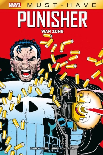 Buchcover und Innenansicht für das Buch: The Punisher: War Zone (1992)