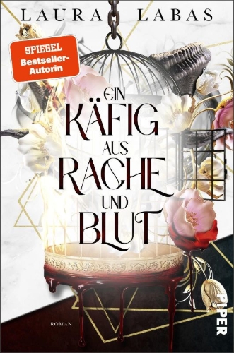 Buchcover und Innenansicht für das Buch: Ein Käfig aus Rache und Blut