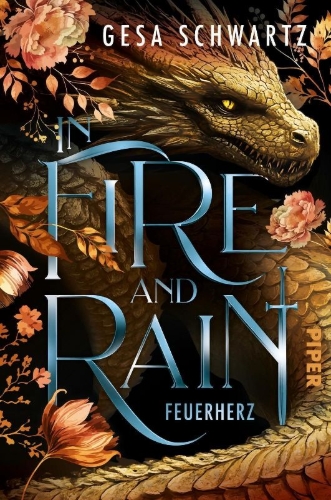 Buchcover und Innenansicht für das Buch: In Fire and Rain - Feuerherz