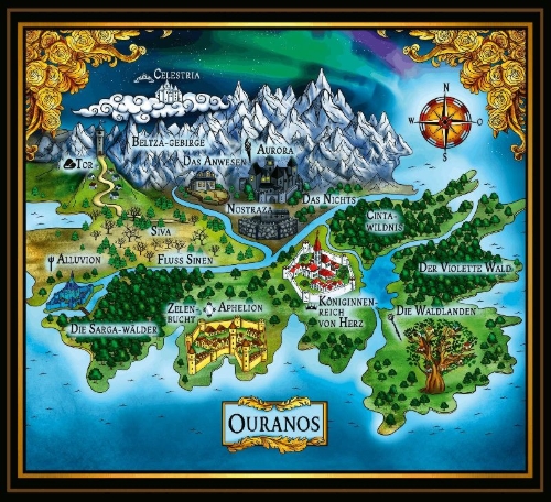 Buchcover und Innenansicht für das Buch: Rule of the Aurora King
