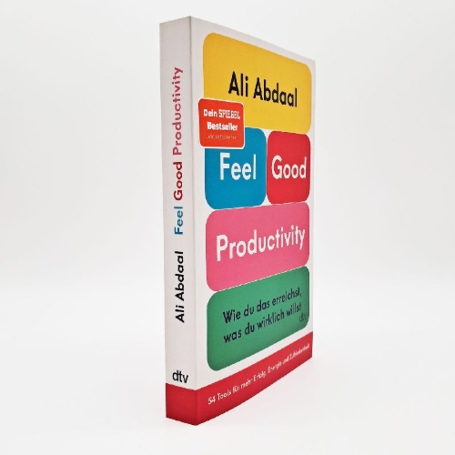 Buchcover und Innenansicht für das Buch: Feel-Good Productivity