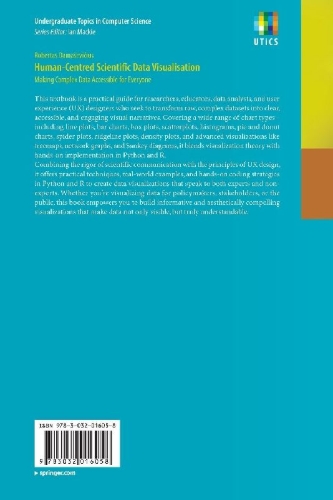 Buchcover und Innenansicht für das Buch: Human-Centred Scientific Data Visualisation