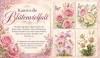 Buchcover und Innenansicht für das Buch: Blumen Malbuch für Erwachsene mit 50 schönen Ausmalmotiven