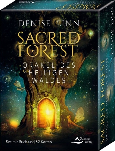 Buchcover und Innenansicht für das Buch: Sacred Forest - Orakel des Heiligen Waldes