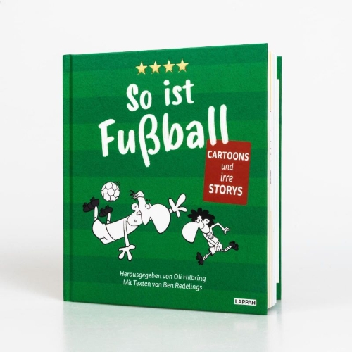 Buchcover und Innenansicht für das Buch: So ist Fußball