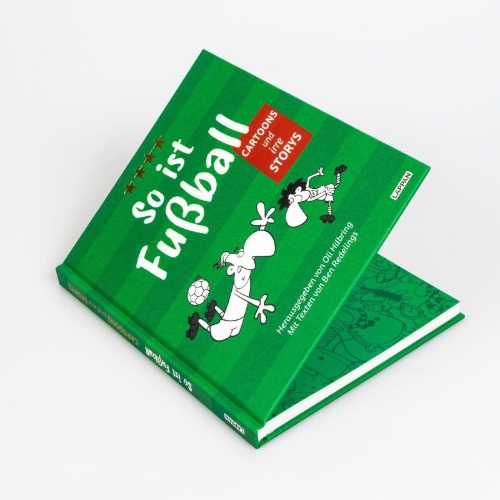 Buchcover und Innenansicht für das Buch: So ist Fußball