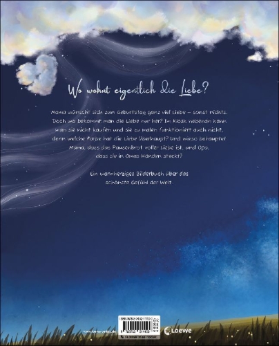 Buchcover und Innenansicht für das Buch: Die Liebe wohnt auf Wolke 7