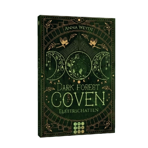 Buchcover und Innenansicht für das Buch: Dark Forest Coven. Elsterschatten
