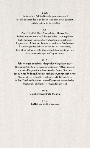 Buchcover und Innenansicht für das Buch: Nach Notat zu Bett