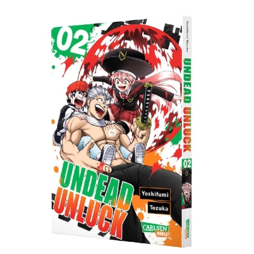 Buchcover und Innenansicht für das Buch: Undead Unluck