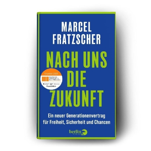 Buchcover und Innenansicht für das Buch: Nach uns die Zukunft