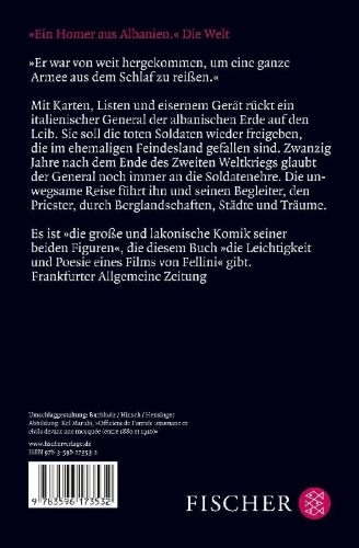 Buchcover und Innenansicht für das Buch: Der General der toten Armee