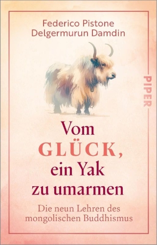 Buchcover und Innenansicht für das Buch: Il piccolo libro della felicità. Le nove lezioni del buddismo mongolo