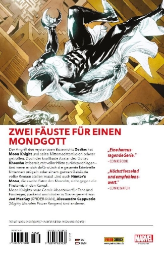 Buchcover und Innenansicht für das Buch: Moon Knight (2021) #7-#12; Devil's Reign: Moon Knight (2022) #1