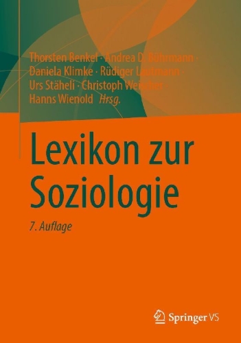 Buchcover und Innenansicht für das Buch: Lexikon zur Soziologie