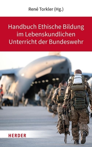 Buchcover und Innenansicht für das Buch: Handbuch Ethische Bildung im Lebenskundlichen Unterricht der Bundeswehr