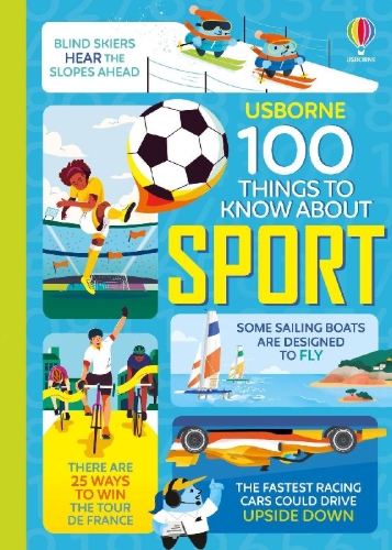 Buchcover und Innenansicht für das Buch: 100 Things to Know About Sport