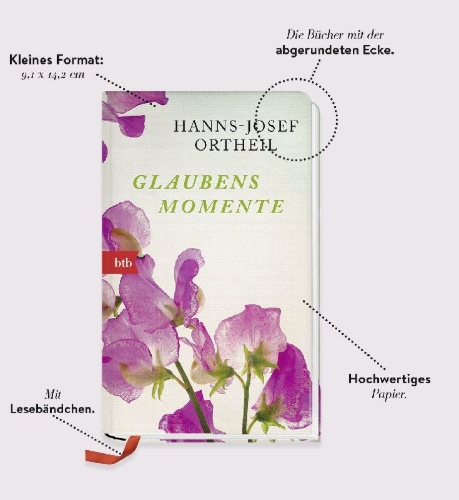 Buchcover und Innenansicht für das Buch: Glaubensmomente