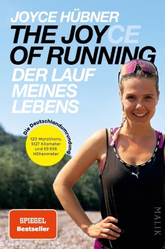 Buchcover und Innenansicht für das Buch: The Joy(ce) of Running - Der Lauf meines Lebens