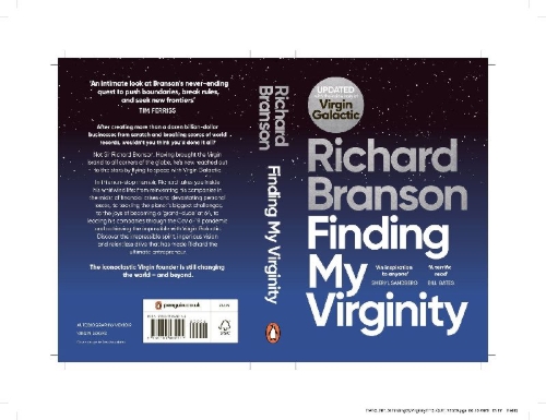 Buchcover und Innenansicht für das Buch: Finding My Virginity