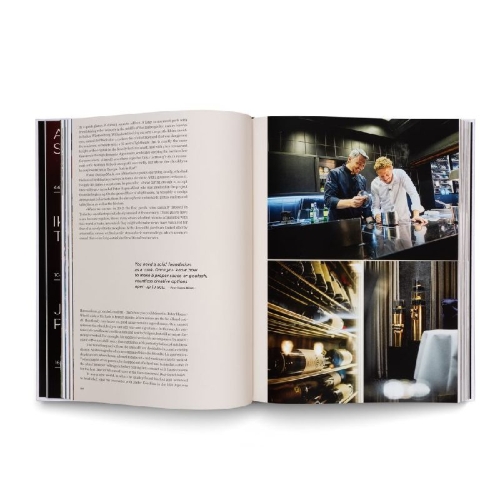 Buchcover und Innenansicht für das Buch: Ikarus Invites The World's Best Chefs