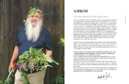 Buchcover und Innenansicht für das Buch: Die "Unkräuter" in meinem Garten