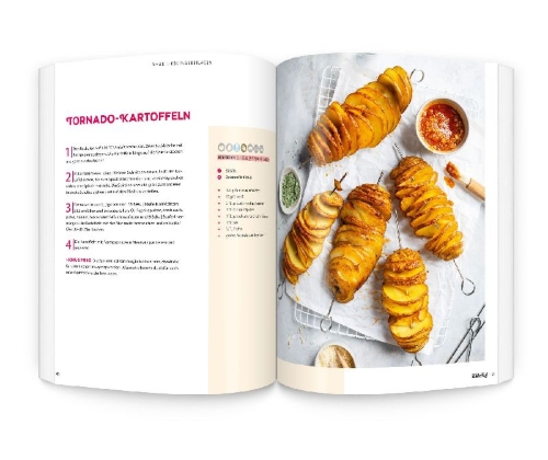 Buchcover und Innenansicht für das Buch: ZauberTopf Einfach lecker! - Grillen