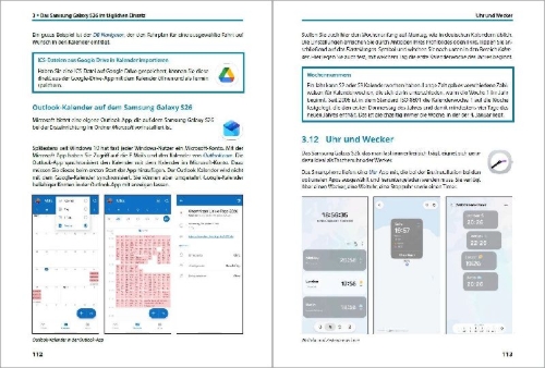 Buchcover und Innenansicht für das Buch: Samsung Galaxy S26, S26 Plus und S26 Ultra Galaxy AI mit Android 16