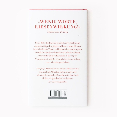 Buchcover und Innenansicht für das Buch: Le jeune homme