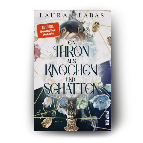 Buchcover und Innenansicht für das Buch: Ein Thron aus Knochen und Schatten