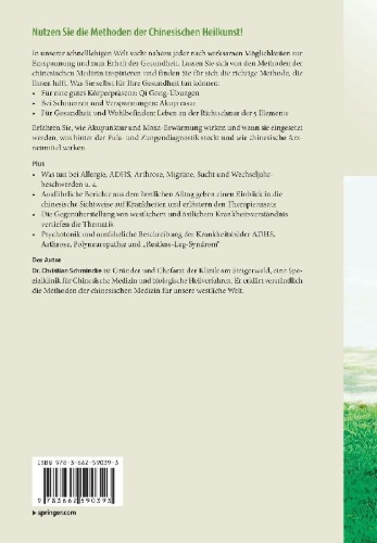 Buchcover und Innenansicht für das Buch: Heilen mit traditioneller chinesischer Medizin