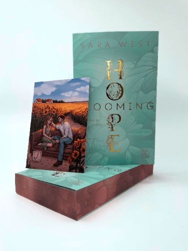 Buchcover und Innenansicht für das Buch: Blooming Hope