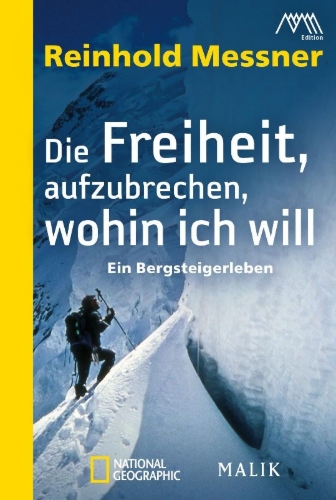 Buchcover und Innenansicht für das Buch: Die Freiheit, aufzubrechen, wohin ich will